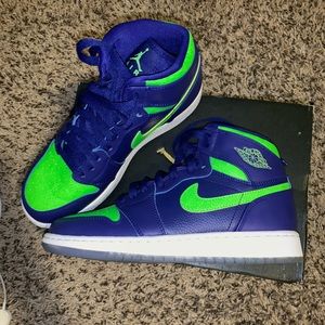 Air Jordan 1 retro High BG Concord/Electric Green